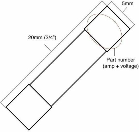 5pcs ، 5x20mm 5a 250v الصمامات الخزفية ، in Saudi Arabia