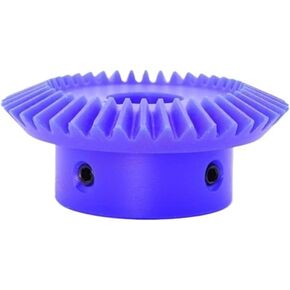 1pc 1: 2 1M نايلون ترس باسر 15 30 20 40 تجويف الأسنان 5 6 8 10 12mm 1 معامل ترس 90 درجة بزاوية التروس البلاستيكية (40 أسنان (تجويف 10 مم)) in Kuwait