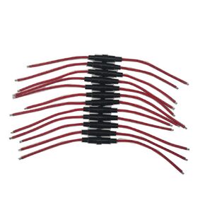 LATTECH 5x20mm Fuse Holder Inline Screw Type with 1015 18 AWG Wire (Pack of 12) in Kuwait
