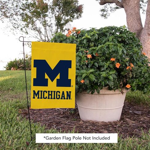 Desert Cactus University of Michigan UM Garden Flag – 19 x 12 inch Michigan Wolverines Banner, For Outdoor Display and Events (Design L) in Saudi Arabia