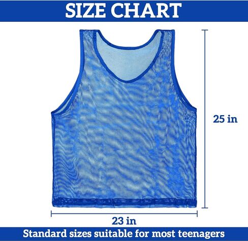 Pinnies Blue Pinnies Pennies - مجموعة من 6 تدريبات جماعية Jersey for Child Youth Teen Adult ، Pennies for Sports Youth in Saudi Arabia