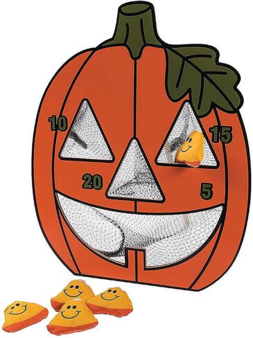 Jack O Lantern Bean Bag Toss (7 Piece Set) Halloween Games in Saudi Arabia