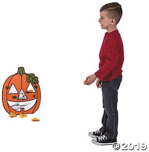 Jack O Lantern Bean Bag Toss (7 Piece Set) Halloween Games in Saudi Arabia