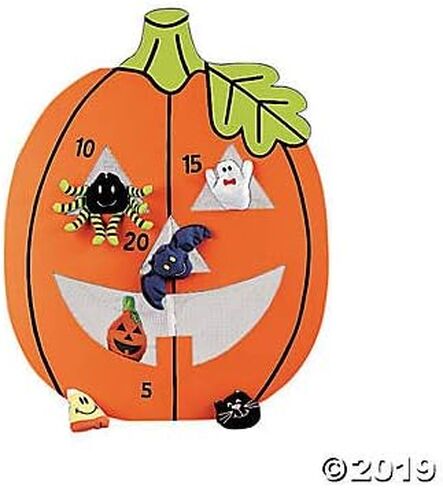 Jack O Lantern Bean Bag Toss (7 Piece Set) Halloween Games in Saudi Arabia