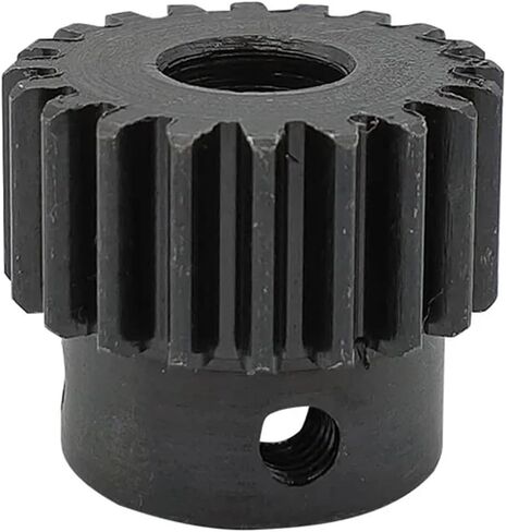 1pcs 1mod Spur Gear Metal Transmission Gear 4-15mm Bore 45# Steel 1M 15/16/17/18/20/24/25/30/35 Tooth Pinion Motor Gear (7mm ، 16 Teath) in Saudi Arabia