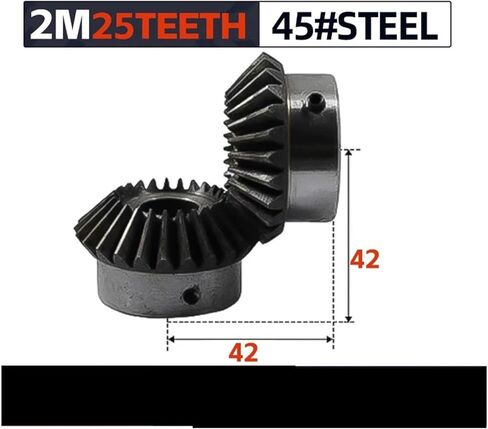 1PCS Bevel Gear 2m 25teethinnerhole 10/12/14/15/16/17/18/19/20/22 mm التروس 90DEGREES in Saudi Arabia