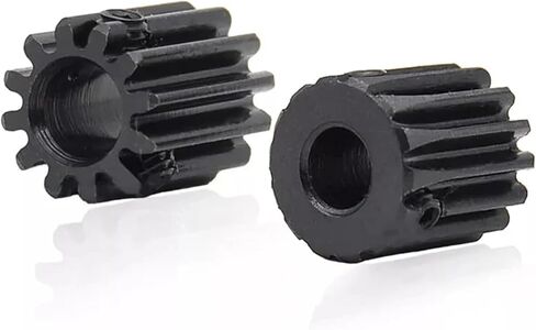 1pcs 1 Mod Pinion Gear Teath: 10/12/14t Spur Gear مع برغي 45# Bore Bore 4/5/6/6.35/7mm ترس ناقل الحركة الأسود (4 مم ، 1M10T) in Saudi Arabia