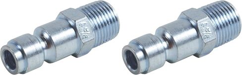 Metabo HPT Automotive Air Plug, 3/8" Body Size, Zinc Plated Steel, 3/8" Male Thread Size (115303M) in Saudi Arabia