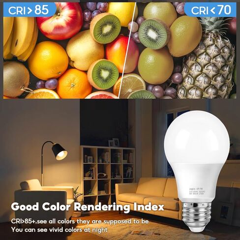 60 واط مكافئ المصابيح LED LED ، 2700K ناعمة دافئة دافئة ، 9W 800 لومينات E26 لمبة قاعدة متوسطة ، غير قابلة للضرب ، 4 عبوة in Kuwait
