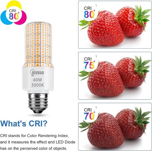 Led corn Light Bulbs 300W Equivalent Super Bright 5000Lm 3000K Warm White led Light Bulb E26/E27 Medium Base 40w Waterproof Led Bulb for Outdoor Indoor Lamp Bedroom Office Garage Warehouse-2 Pack. in Kuwait
