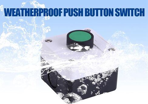 ABS ABS Weatherproof Push Butch Switch مربع التحكم في زر واحد لفتحة البوابة in Kuwait