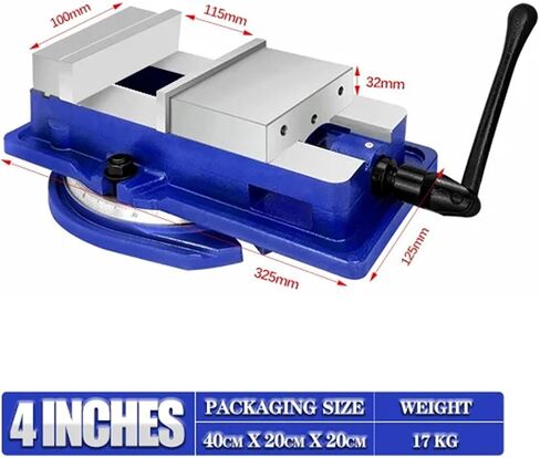 4/5/6 Inch Bench Vise, Portable Bench Clamp, 360° Rotating Base CNC Vise Workbench(6inch) in Saudi Arabia