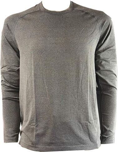 Lululemon Metal Vent Tech LS - أسود/أبيض in Kuwait