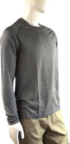 Lululemon Metal Vent Tech LS - أسود/أبيض in Kuwait