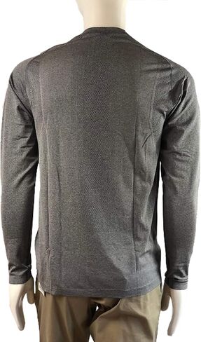 Lululemon Metal Vent Tech LS - أسود/أبيض in Kuwait