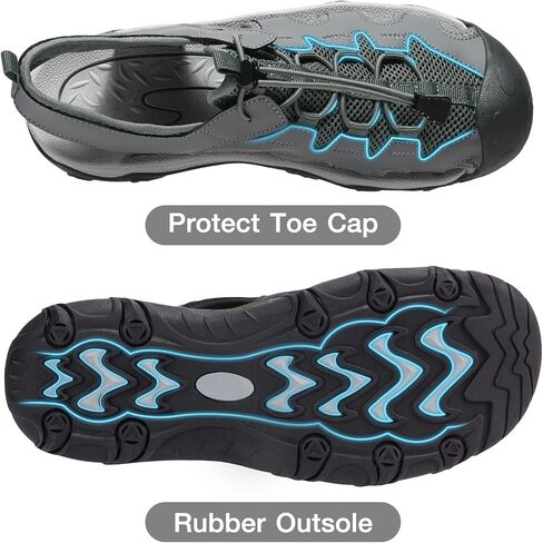 CAMEL CROWN Men's Hiking Sandals Waterproof Walking Sandals Closed Toe Athletic Sport Arch Support Summer Outdoor in Kuwait