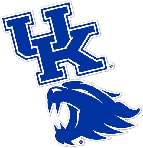 Desert Cactus University of Kentucky Sticker Wildcats UK Big Blue Vinyl Secal Lacal Bottop Bottle Carbook ( in Saudi Arabia