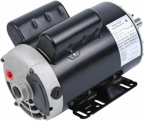5 HP, 3450 RPM, 208-230 Volt, 60hz, Compressor Electric Motor 7/8" Shaft, 143/5T Frame, Single Phase Air Compressor Motor in Saudi Arabia