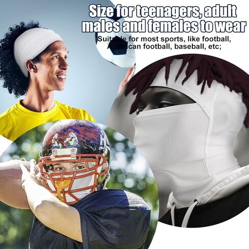 Eurzom 3 Pcs Open Top Balaclava Face Masks Ski Masks Empty Top Full Face Cover Windproof Wicking Summer UV Protection in Saudi Arabia