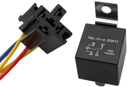 4 5 Pin 4P 5P 40A Waterproof Car Relay Long Life Automotive Relays Normally Open DC 12V/24V Relay for Head Light Air Conditioner(5P 24V 40A) in Saudi Arabia