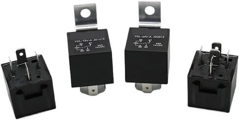 4 5 Pin 4P 5P 40A Waterproof Car Relay Long Life Automotive Relays Normally Open DC 12V/24V Relay for Head Light Air Conditioner(5P 24V 40A) in Saudi Arabia
