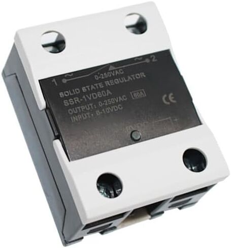 Flip Cover SSR 10-120A SCR Voltage Regulator Phase Angle Control Solid State Relay 0-10v Power Controller for Textile Equipment(SSR-1VD40A) in Saudi Arabia