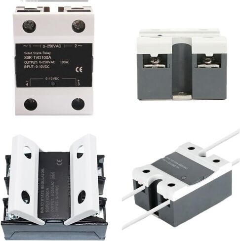 Flip Cover SSR 10-120A SCR Voltage Regulator Phase Angle Control Solid State Relay 0-10v Power Controller for Textile Equipment(SSR-1VD40A) in Saudi Arabia