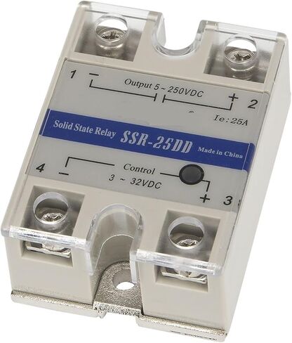 SSR-25DD المرحلة الفردية DC إلى DC 25A 250VDC Solid State Relay 25DD SSR in Saudi Arabia