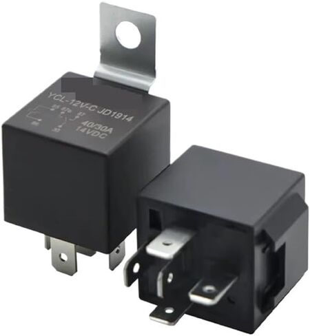 4 5 Pin 4P 5P 40A Waterproof Car Relay Long Life Automotive Relays Normally Open DC 12V/24V Relay for Head Light Air Conditioner(4P 12V 40A) in Saudi Arabia