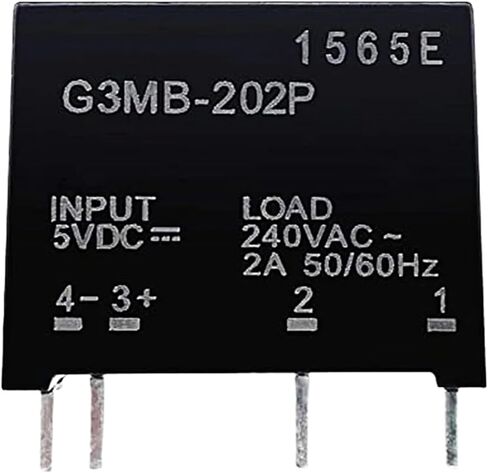 5pcs وحدة الترحيل G3MB-202P G3MB 202P DC-AC PCB SSR في 5V DC OUT 240V AC 2A MODULE RELAY SALD SALD (12V) in Saudi Arabia
