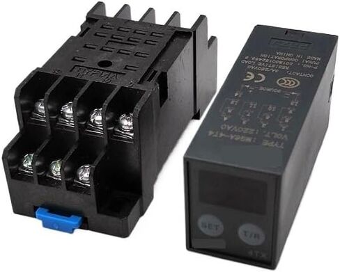ترحيل الوقت الرقمي 0.1S-990H الطاقة في التأخير خارج الدورة تأخير Multi Mode DC24V AC 220V H3Y-4 مع مأخذ توصيل قاعدة (XL) in Saudi Arabia