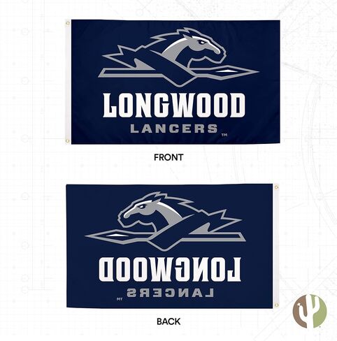 Desert Cactus Longwood University Lu Flag - 3 × 5 أقدام لافتة Lancers ، نسيج متين داخلي/خارجي ، تصميم البوليستر بنسبة 100 ٪ (النمط 1) in Kuwait