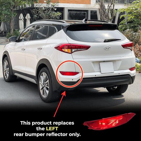 استبدال ضوء العاكس الخلفي الأيمن لصالح Hyundai Tucson TL 2015 2016 2017 2018 Stop Brake Light Light Fog Last Lax Assories in Kuwait