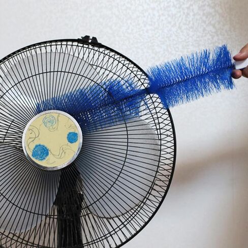 فرشاة تنظيف المروحة 2PCS ، 15.7 × 4 بانحني ، مروحة فرشاة ، وفرشاة ، وفرشاة تنظيف قابلة لإعادة الاستخدام لمحبي الجدول المحمولة لتنظيف المروحة in Kuwait