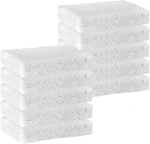 YoleShy White Sponges Kitchen 10 Pack Natural Compressed Cellulose Sponges for Dishes Non Scratch for Household Cookware Bathroom Cars Soft Super Absorbent Reusable in Kuwait