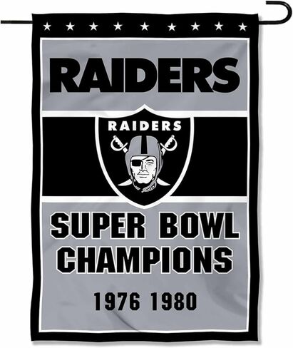 لاس فيجاس رايدرز 2 Time Super Bowl Champions Double -Side Garden Flag in Kuwait