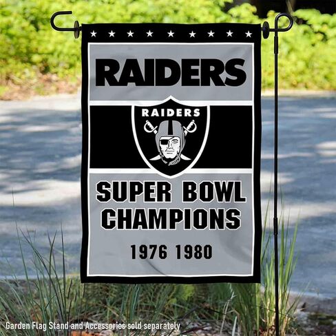 لاس فيجاس رايدرز 2 Time Super Bowl Champions Double -Side Garden Flag in Kuwait