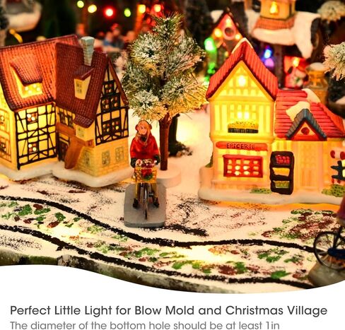 سلك ملحق مونارد مع مصباح مصباح C7 LED ، سلك 6 أقدام مع مفتاح التشغيل/إيقاف تشغيله لمنزل قرية عيد الميلاد ، قرع الهالوين ، قالب ضربة ، أضواء ليلية ، أشجار الخزف العطل ، مشاريع حرفية ، 2 عبوة in Kuwait