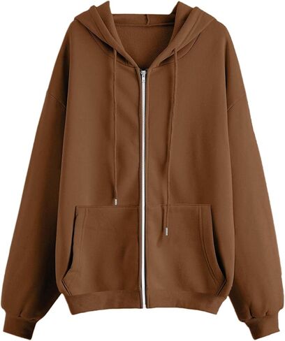 Zip Up Hoodie Women Sweatshirts ascertize 2025 خريف الشتاء الموضة طويلة الأكمام الطويلة خفيفة الوزن y2k مقنع in Kuwait