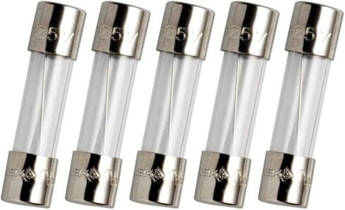 5pcs 10a 250v الزجاج الصمامات 5x20mm in Saudi Arabia