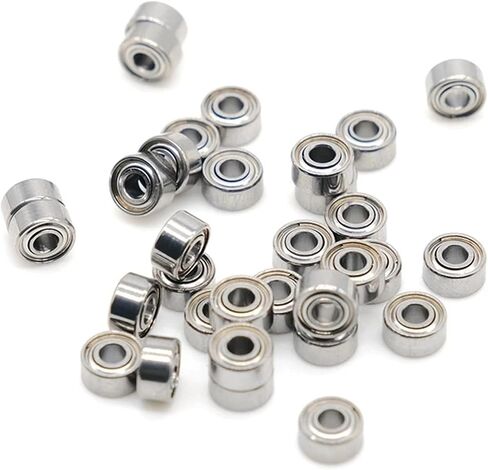 MR52ZZ 2x5x2.5mm Miniature Chrome Steel Bearings MR52 Z ZZ 10Pcs in Saudi Arabia