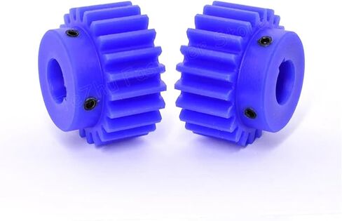 1pc Blue Nylon Spur Gear 2M 12 13 15 16 17 18 20 22 23 24 25 26 28 30 Teeth 2 Module Plastic Motor Gear with Step Bore 8-25mm(15mm (Keyway 5mm),17 Teeth) in Saudi Arabia