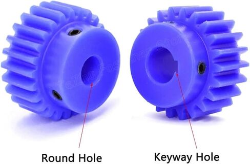 1pc Blue Nylon Spur Gear 2M 12 13 15 16 17 18 20 22 23 24 25 26 28 30 Teeth 2 Module Plastic Motor Gear with Step Bore 8-25mm(15mm (Keyway 5mm),17 Teeth) in Saudi Arabia
