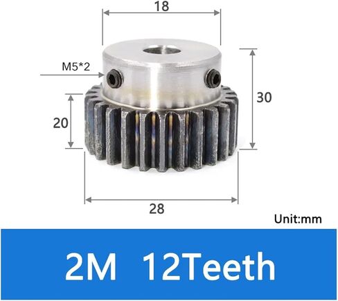 1PCS 2M 12T-24T SPER GEAR مع خطوة Bore 8mm 10mm Module 2 Motor Gear OD 28mm-52mm 45#carbon steel transmission (10mm ، 21 eatch) in Saudi Arabia