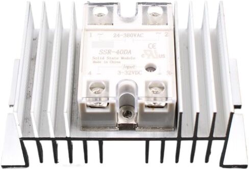 1 PC SSR-40DA وحدة ترحيل الحالة الصلبة SSR-40 DA 40A جودة + 1 PC M/W نوع الحرارة in Saudi Arabia