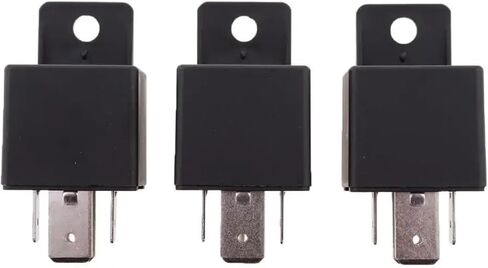 3 Pieces Heavy Duty 24V 80AMP Auto Car Van Boat Electronic 5 Pin SPST Relays in Saudi Arabia