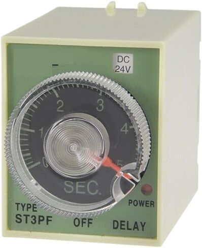 ST3PF ST3 Time Relay DC12V DC24V AC110V AC220V Power Off Delay Timer Time Relay with Base Socket 8Pin 5S 10S 30S 60S 3 Meter 10M(Other Specifications) in Saudi Arabia