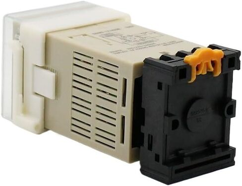 DH48S-1Z Digital LED TIMER TIMER TIME SWITCH DH48S 0.01S-99H99M DIN RAIL AC110V 220V DC 12V 24V مع قاعدة المقبس (AC 110V) in Saudi Arabia