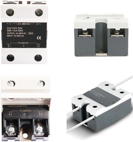 Flip Cover Solid State Relay AC 70-280V Control AC 24-480V EASY RESOP in Saudi Arabia