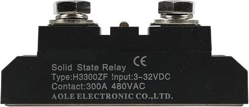 H3300ZF المرحلة الواحدة DC إلى AC 300A 24-480VAC الصناعي Solid State Relay/SSR in Saudi Arabia